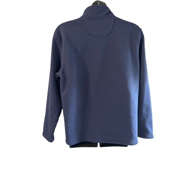 IZOD Women's Blue Quarter Zip Long Sleeve Sweatshirt Size XXL - Picture 2 of 8
